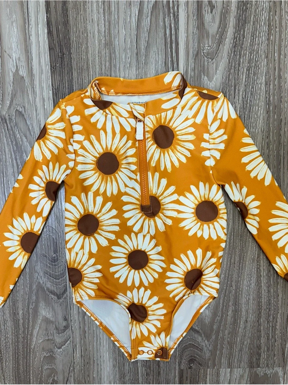 Carter’s Sunflower One-Piece Swimsuit - Golden Yellow